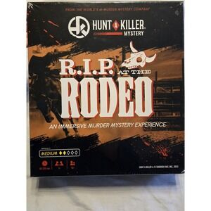 Hunt A Killer Mystery RIP At The Rodeo Board Game New Unopened Medium Difficulty